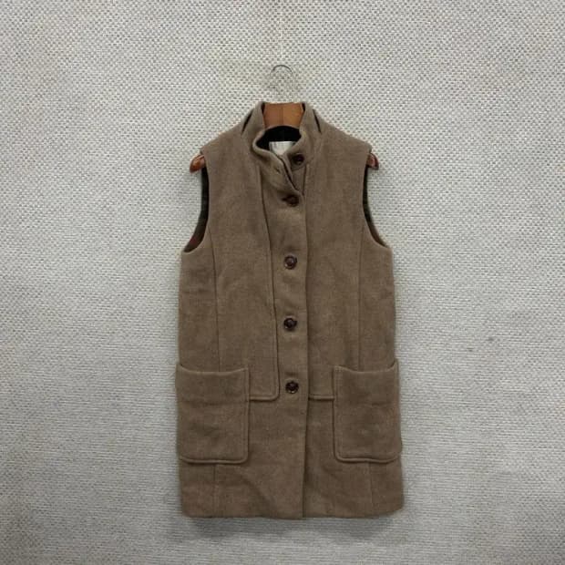 빈폴 캐주얼 울 롱 조끼 베스트 90 A02612