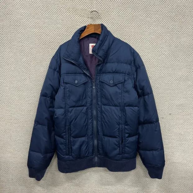 리바이스 캐주얼 오리털 덕다운 패딩 점퍼 L A02628