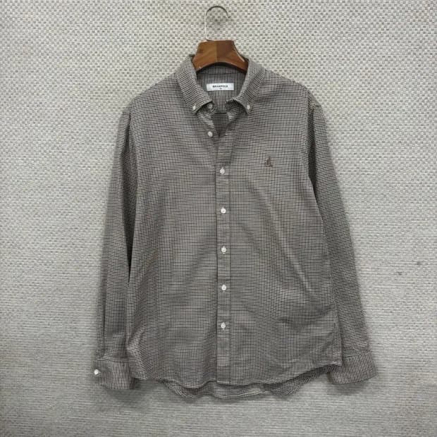 빈폴 캐주얼 자수로고 긴팔 셔츠 100 A02629