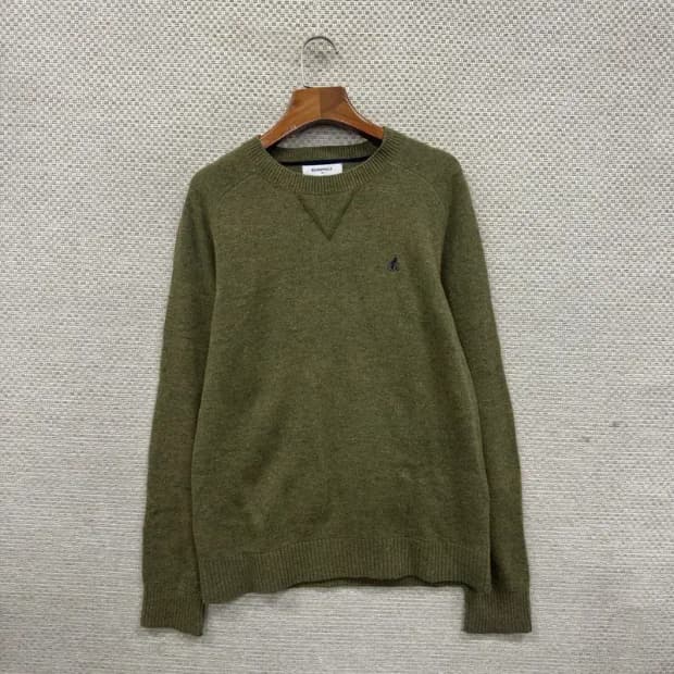 빈폴 캐주얼 자수로고 울 니트 스웨터 95 A02632