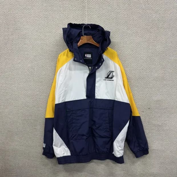 NBA 레이커스 아노락 반집업 바람막이 L A02702