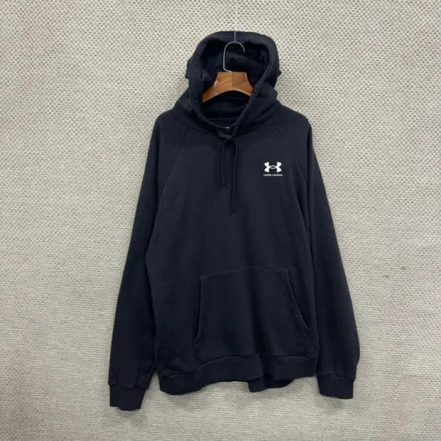 언더아머 프린팅로고 약기모 후드티 XL A02705