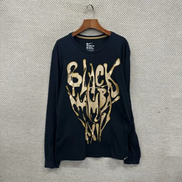 나이키 스트릿 드라이핏 프린팅 롱슬리브 긴팔티 XL A02783