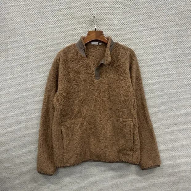 유니클로 캐주얼 양털 플리스 후리스 맨투맨 160 A02845