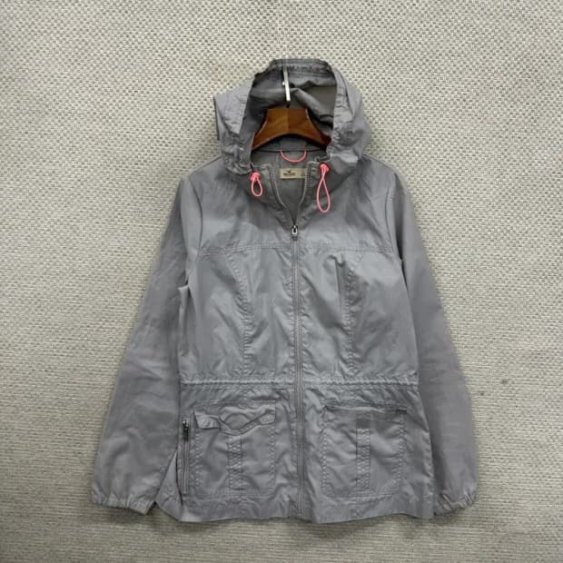 홀리스터 캐주얼 홑겹 윈드러너 바람막이 자켓 L A02855