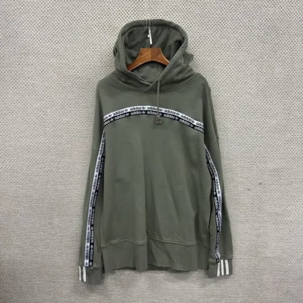 아디다스 캐주얼 멀티로고 후드티 M A02856