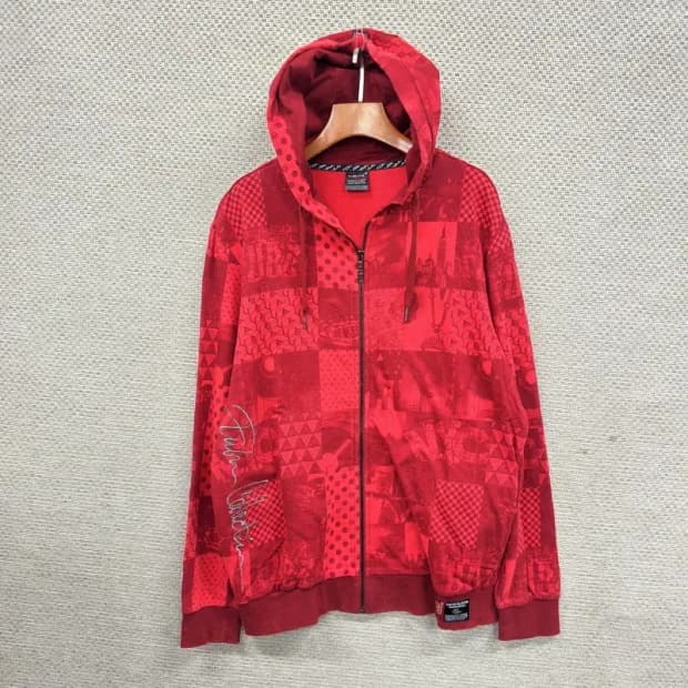 푸부 스트릿 멀티패치 후드집업 L A02935