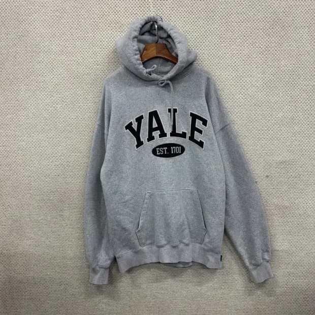 예일 캐주얼 빅자수로고 후드티 L A02949