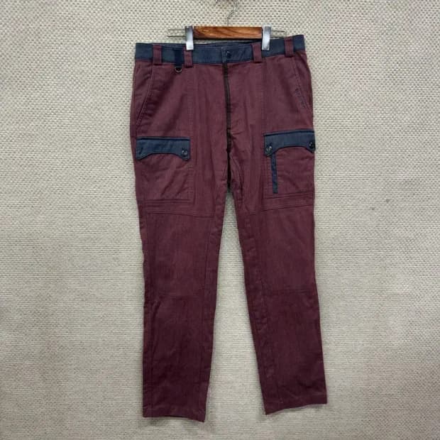 블랙야크 아웃도어 자수로고 카고 약기모 등산 바지 36인치 A02962