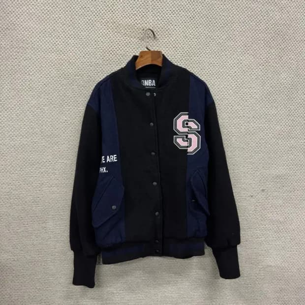 NBA 올드스쿨 울 바시티자켓 야구잠바 F A03010