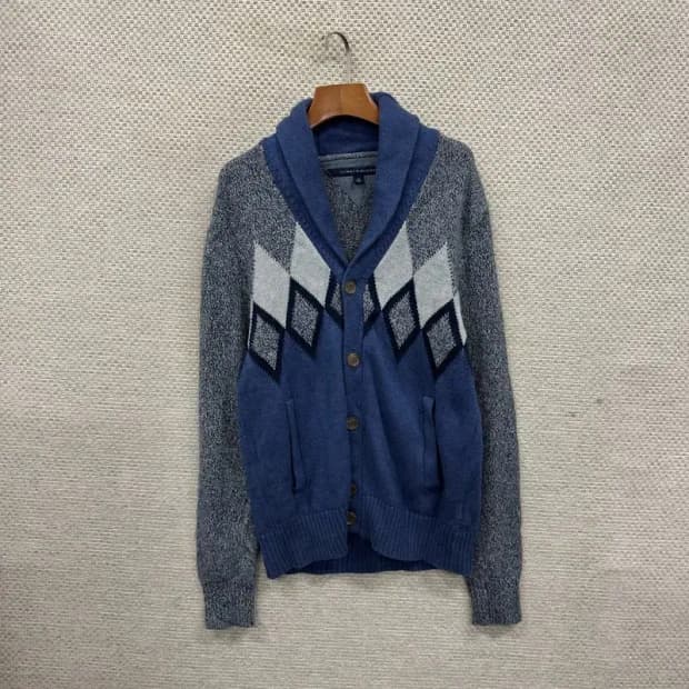 타미힐피거 캐주얼 숄카라 코튼 니트 가디건 S A03033