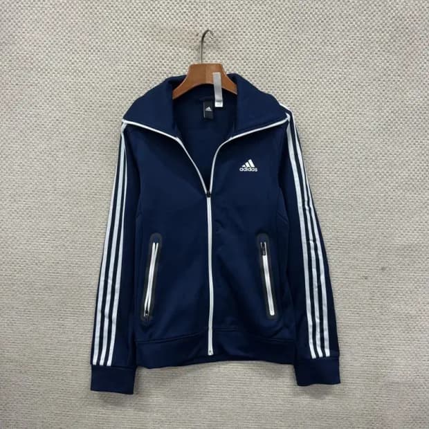 아디다스 캐주얼 프린팅로고 약기모 트랙탑 져지 집업 90 A03089