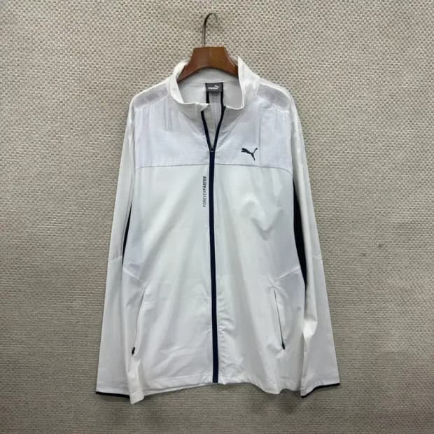 푸마 캐주얼 프린팅로고 홑겹 집업 3XL A03090