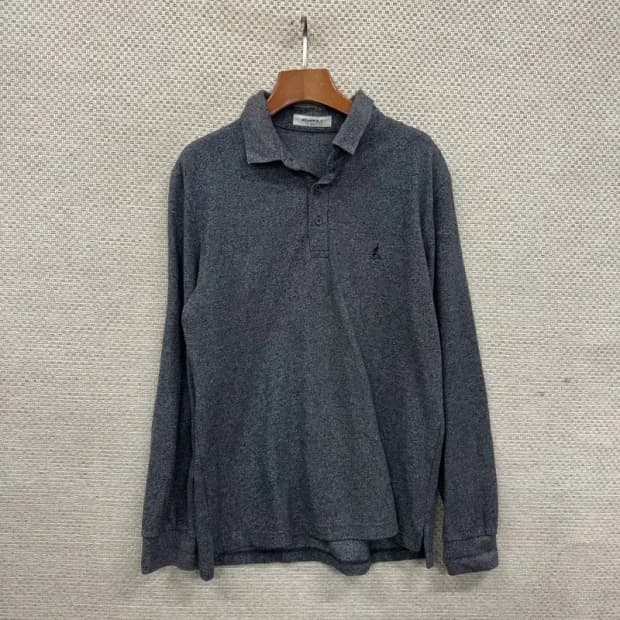 빈폴 캐주얼 자수로고 긴팔카라티 100 A03092