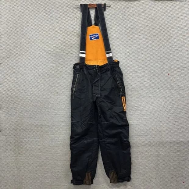 리복 올드스쿨 빅로고 스키 보드 멜빵바지 90 A03116