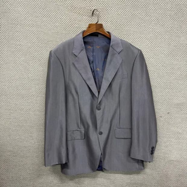 조르지오 아르마니 올드스쿨 울 블레이저 자켓 50 A03085