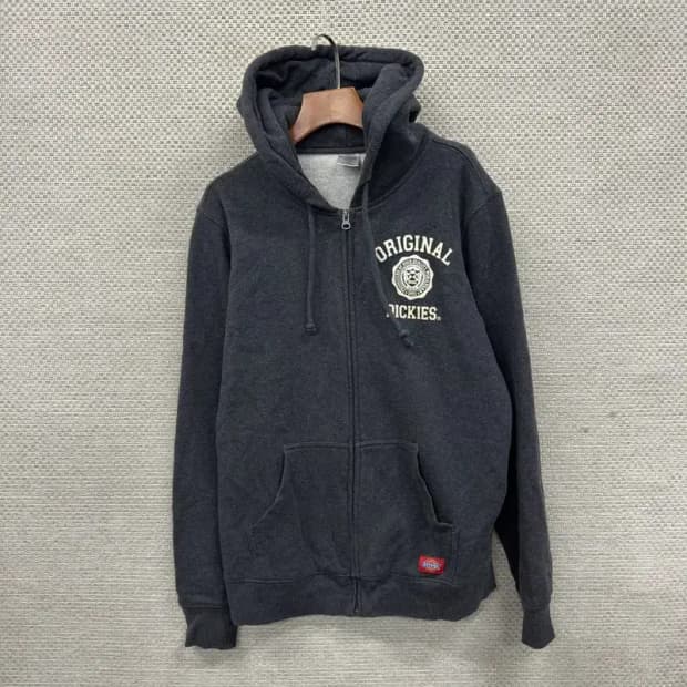 디키즈 캐주얼 프린팅로고 약기모 후드집업 M A03113