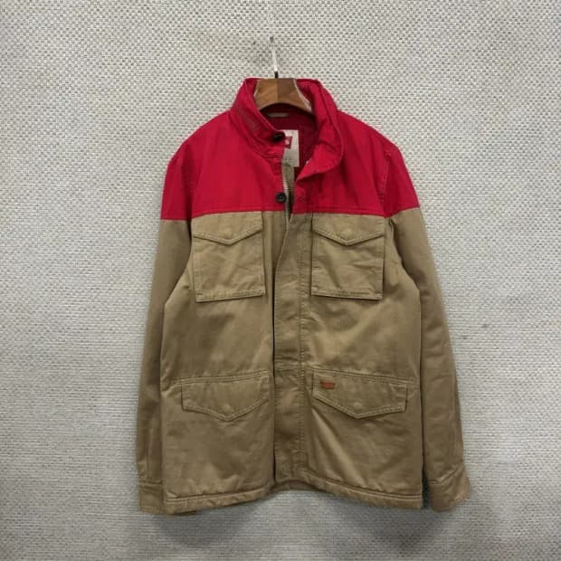 리바이스 캐주얼 배색 누빔 사파리 자켓 M A03097