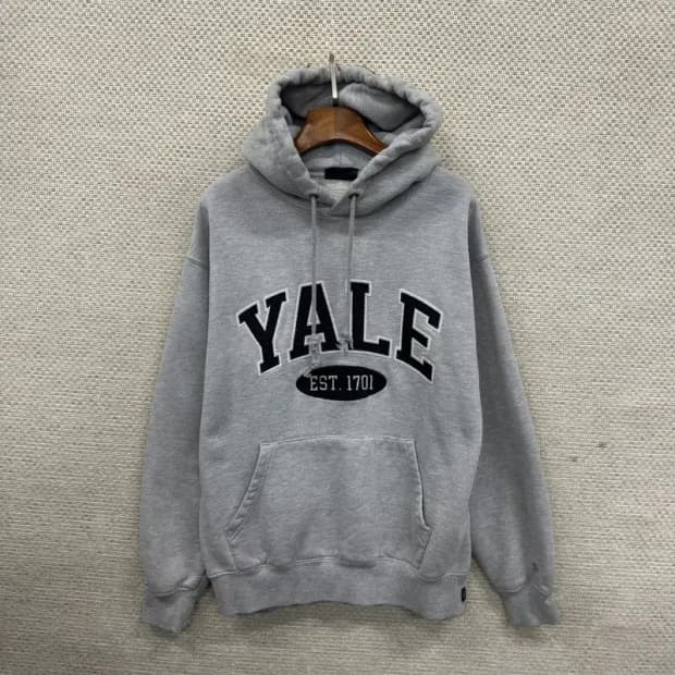 예일 캐주얼 빅로고 약기모 후드티 S A03178