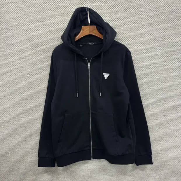 게스 캐주얼 화이트로고 후드집업 L A03179