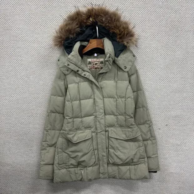 헤지스 캐주얼 오리털 덕다운 패딩 점퍼 M A03184