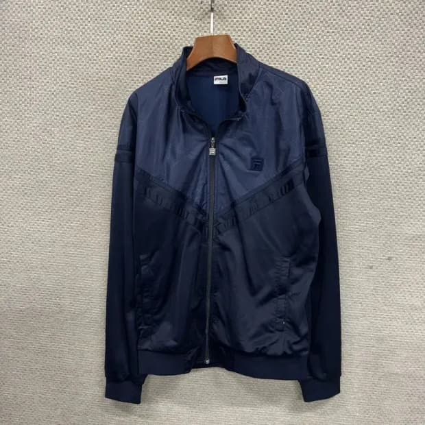 필라 캐주얼 자수로고 트랙탑 져지 집업 110 A03171