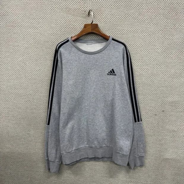 아디다스 캐주얼 자수로고 약기모 스웻셔츠 맨투맨 100 A03249