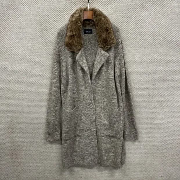 자라 ZARA 캐주얼 클래식 롱 가디건 M A03267