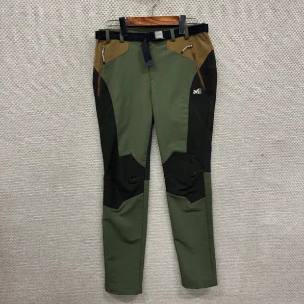 밀레 아웃도어 벨티드 자수로고 등산 바지 70 A03278