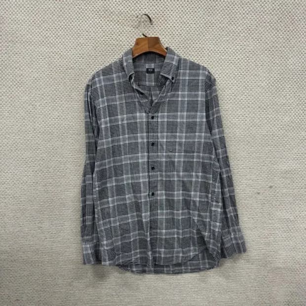 유니클로 캐주얼 긴팔 체크 셔츠 S A03325