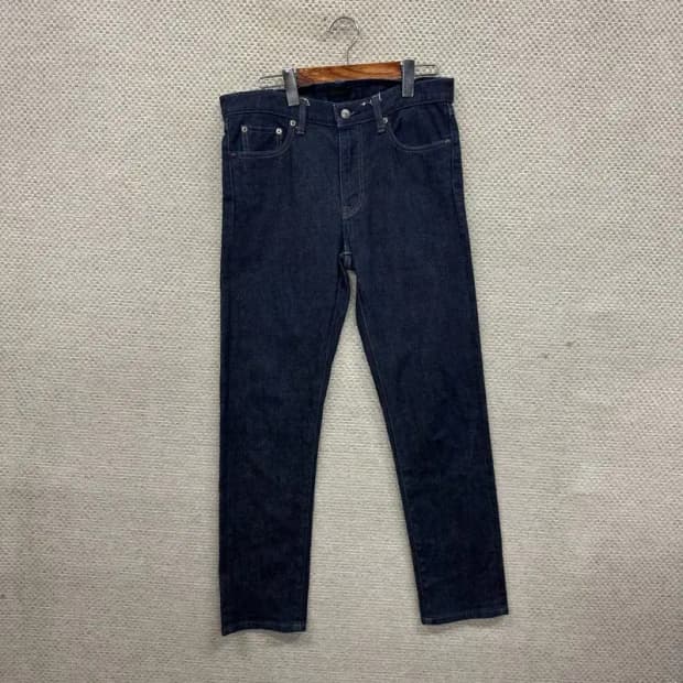 유니클로 캐주얼 셀비지 데님 청바지 30인치 A03363