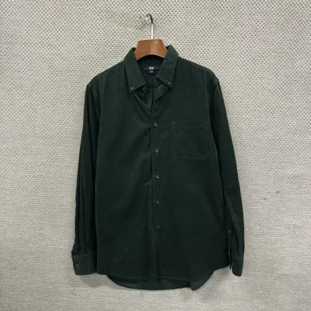 유니클로 캐주얼 코듀로이 골덴 긴팔 셔츠 M A03427