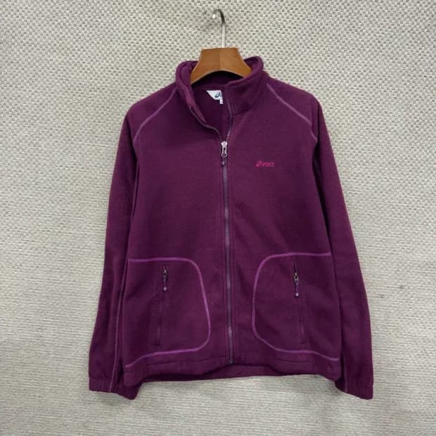 아식스 아웃도어 등산 자수 후리스 집업 100 A03496