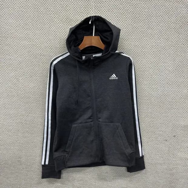 아디다스 캐주얼 약기모 자수 후드집업 져지 트랙탑 XS A03503