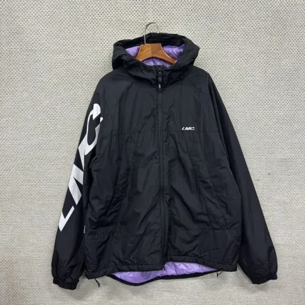 LMC 스트릿 자수로고 누빔 바람막이 자켓 L A03664