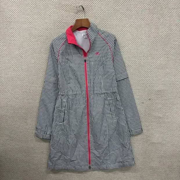 아디다스 프린팅로고 오레오 윈드러너 롱 바람막이 S A04449