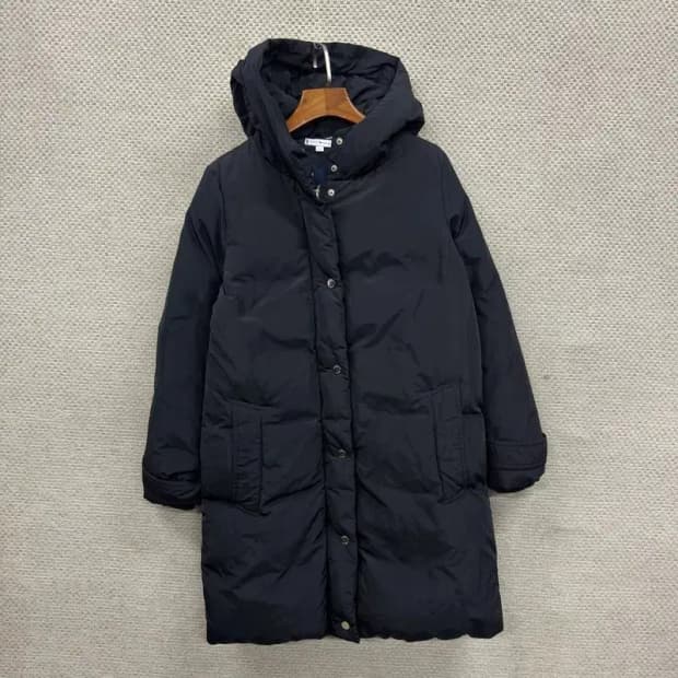 타미힐피거 캐주얼 오리털 덕다운 롱 패딩 S A04455