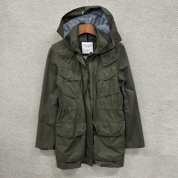 타미힐피거 캐주얼 멀티포켓 롱 야상자켓  XS A04462