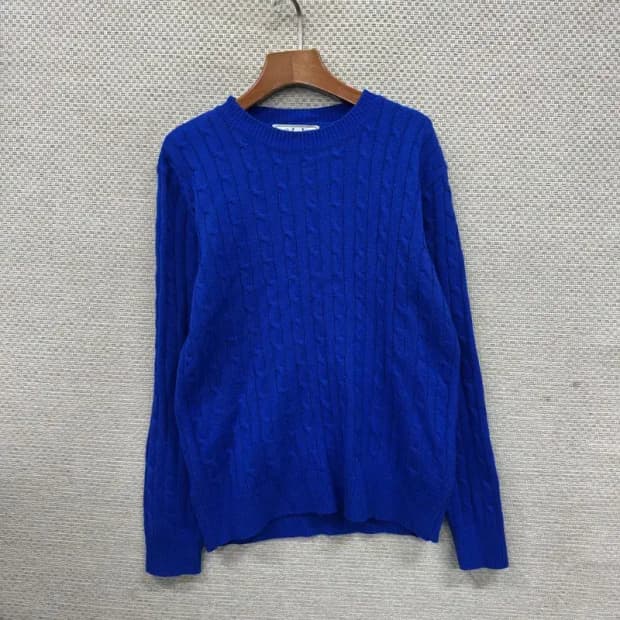 앤더슨벨 캐주얼 꽈배기 아크릴 니트 스웨터 L A04451