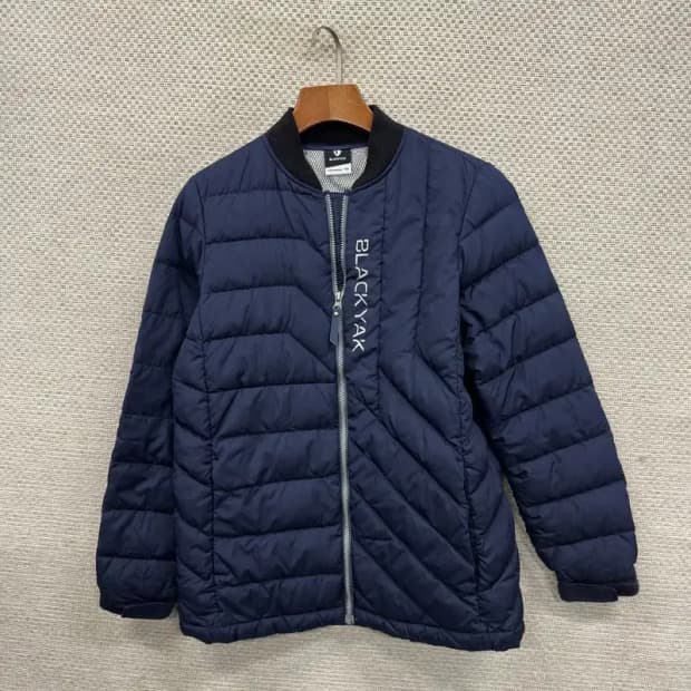 블랙야크 아웃도어 거위털 구스다운 패딩 점퍼 165 A04473