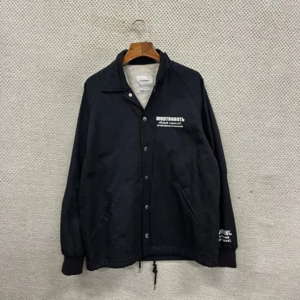 소버먼트 캐주얼 자수로고 코치자켓 M A04525