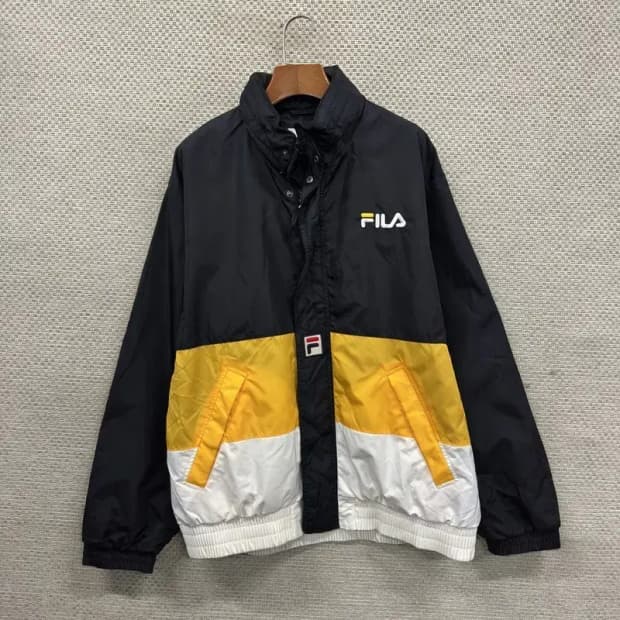 필라 올드스쿨 배색 윈드브레이커 바람막이 자켓 XL A04535