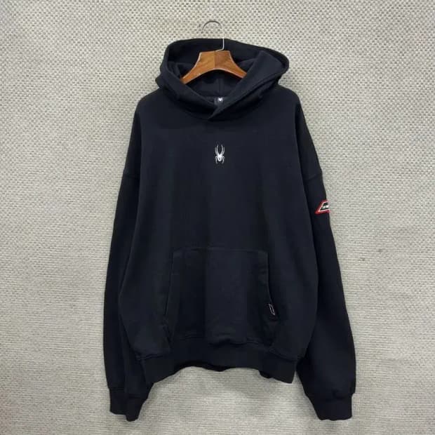 스파이더 캐주얼 센터로고 후드티 XL A04615