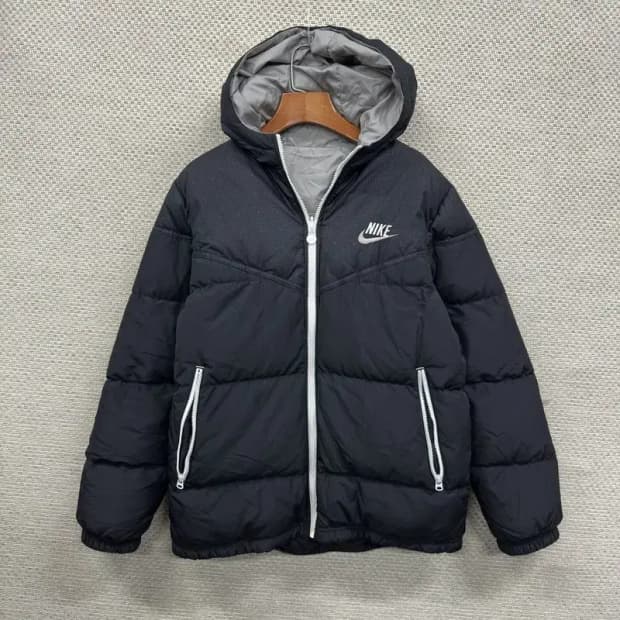 나이키 캐주얼 리버시블 오리털 덕다운 패딩 점퍼 L A04691