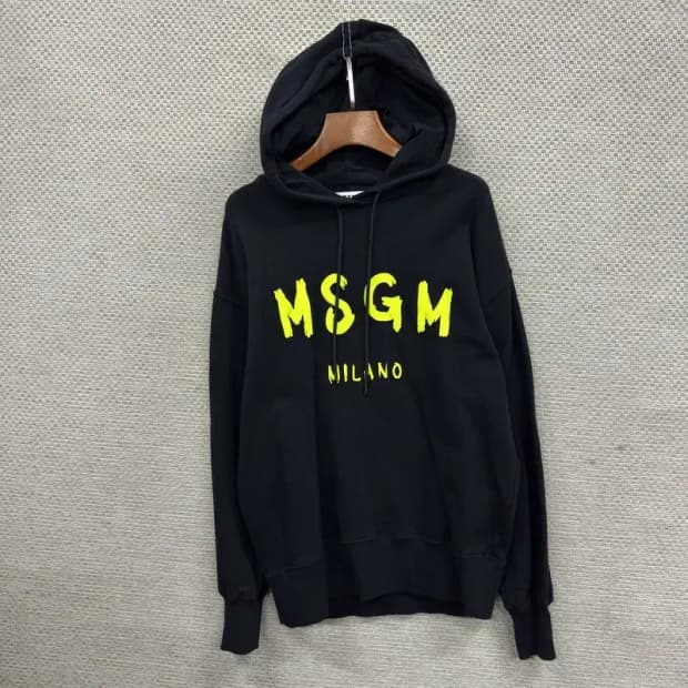 엠에스지엠 MSGM 캐주얼 빅프린팅로고 후드티 XS A04775