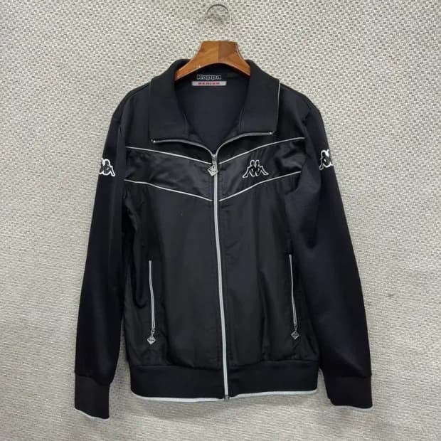 카파 KAPPA 캐주얼 자수로고 트랙탑 져지 집업 M A04781