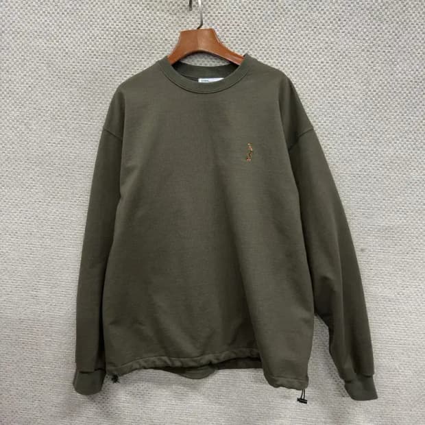 파르티멘토 캐주얼 자수 스트링 스웻셔츠 맨투맨 L A04778