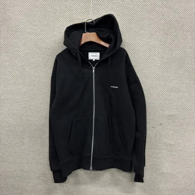 비바스튜디오 캐주얼 프린팅로고 투웨이 후드집업 M A04859