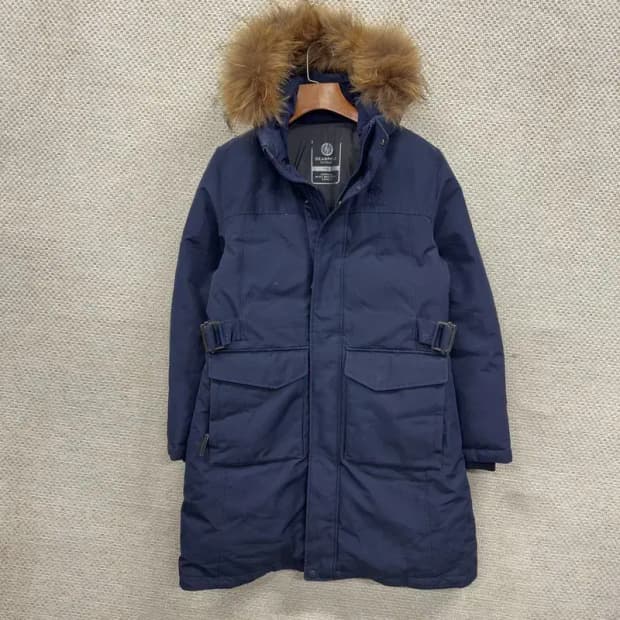 빈폴 캐주얼 너구리퍼 거위털 구스다운 하프 패딩 100 A04854