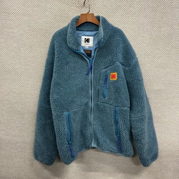 코닥 캐주얼 양털 플리스 후리스 집업 2XL A04927